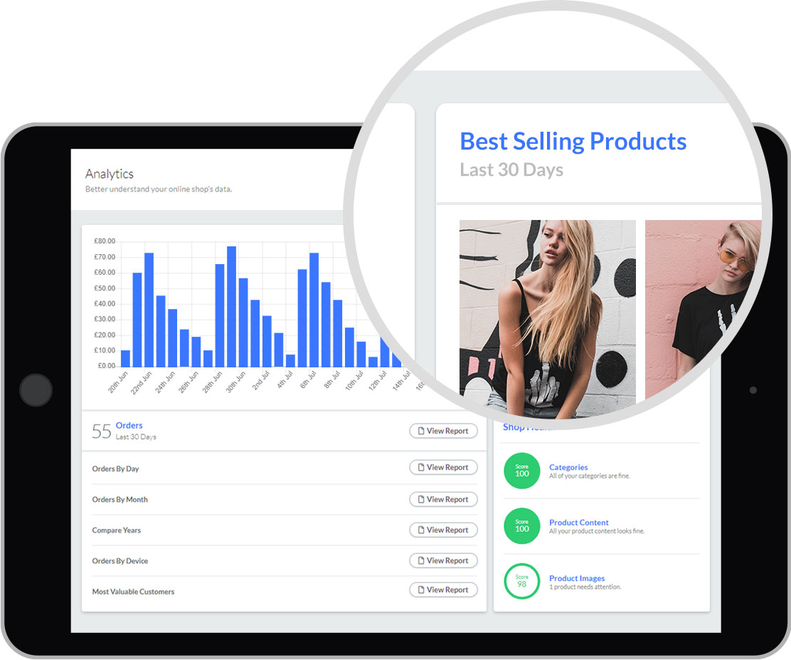 Manage your online shop with ease