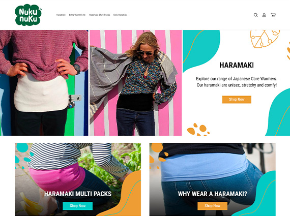 Clothing online shop example - Nuka Nuka